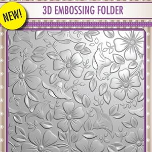 Flowers 3D Embossing Folder - Riverside Crafts