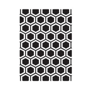 Honeycomb A6 Embossing Folder - Riverside Crafts