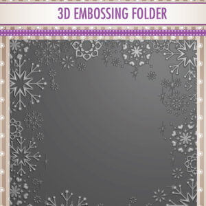 Snowflake 3D Embossing Folder - Riverside Crafts