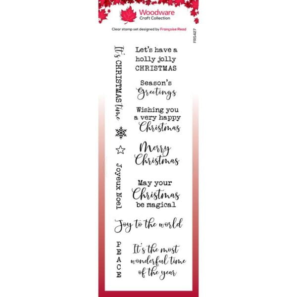 Woodware Christmas Celebrations Stamp - Riverside Crafts