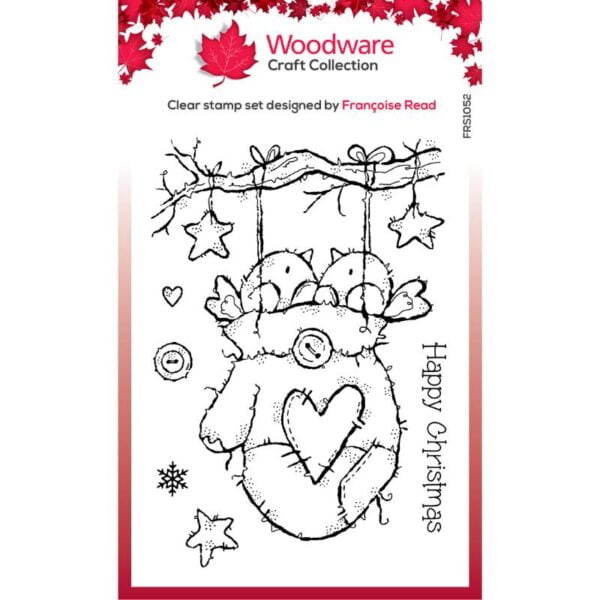 Woodware Cozy Robins Stamp - Riverside Crafts