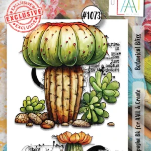 Aall & Create Botanical Bliss Stamp Set 1073 Riverside Crafts