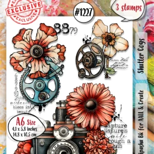 Shutter Cogs Stamp Set - Riverside Crafts