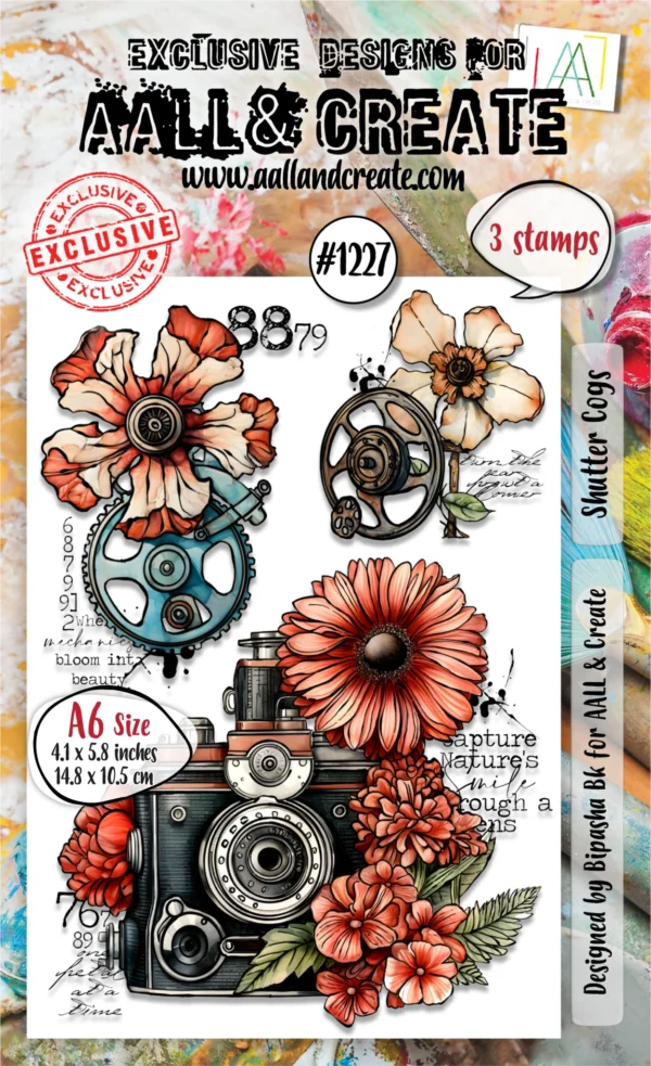 Shutter Cogs Stamp Set - Riverside Crafts