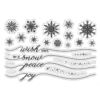 Christmas Sentiments & Snowflake Stamp Set - Riverside Crafts