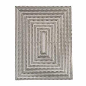 Large Rectangle Stitched Craft Die - Riverside Crafts