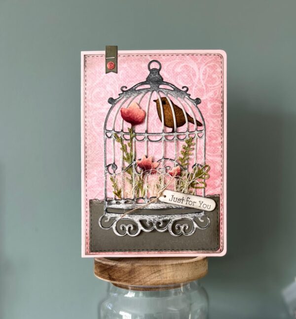 Ornate Birdcage and Birds Craft Die - Image 2