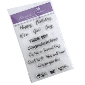 Special Sentiments Stamp Set - Riverside Crafts