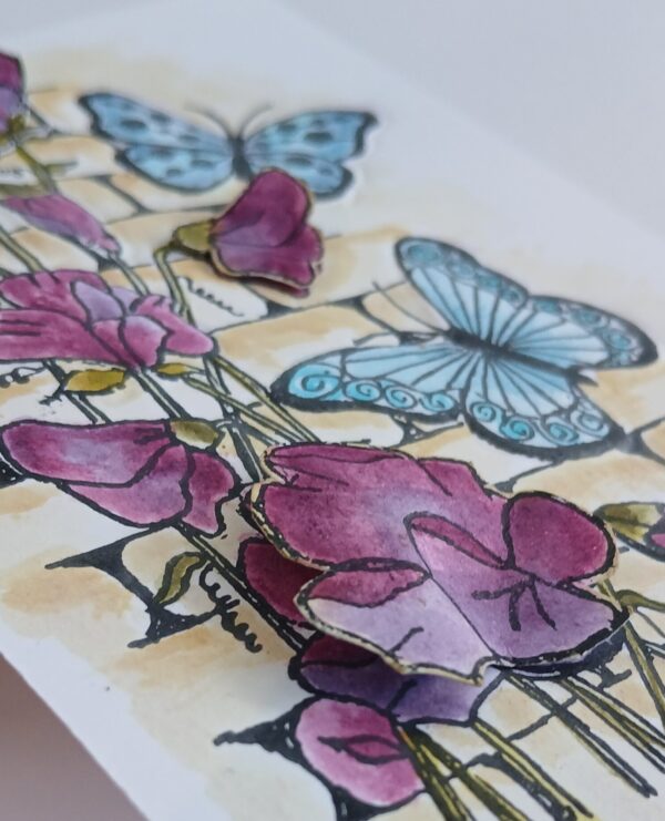 Scrambling Sweet Pea Stamp Set - Image 9