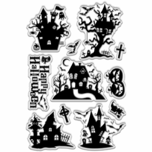 Haunted Halloween House Stamp Set - Riverside Crafts