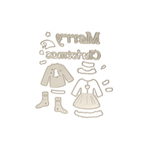 Christmas Outfits Craft Die - Riverside Crafts