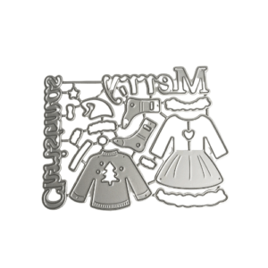 Christmas Outfits Craft Die - Riverside Crafts