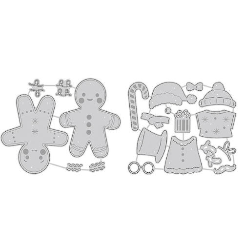 Gingerbread Couple Craft Die - Riverside Crafts