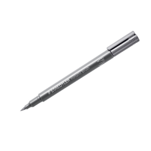 White Metallic Brush Pen - Riverside Crafts
