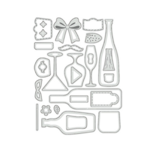 Champagne & Wine Craft Die - Riverside Crafts