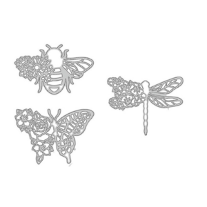 Filigree Butterfly and Dragonfly and Bee Craft Die- Riverside Crafts