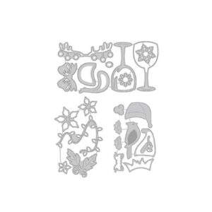Christmas Tipples Craft Die - Riverside Crafts