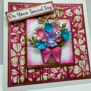 Flower Pot and Flowers Craft Die