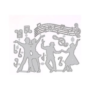 Music and Dancing Craft Die - Riverside Crafts