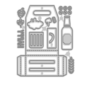 Beer Case Craft Die - Riverside Crafts