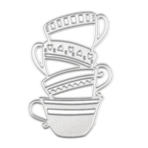 Teacups Craft Die - Riverside Crafts