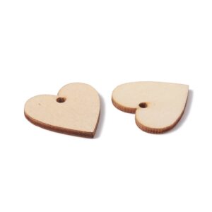 Riverside Crafts Wooden Heart Pendants