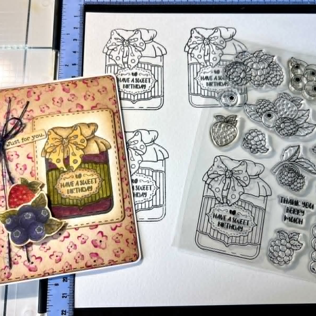 Fruit & Jam Stamp Set - Image 3