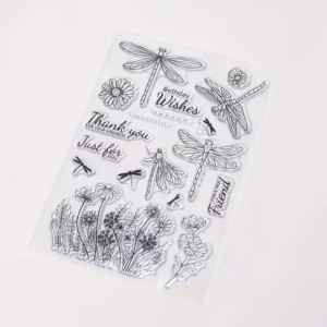 Dragonfly & Daisies Stamp Set