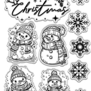 Festive Snowman Stamp Set - RCS072
